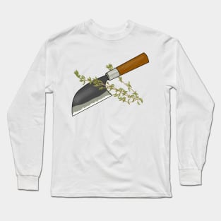 Kamagata Knife with Thyme Long Sleeve T-Shirt